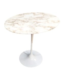 Eero SAARINEN (1910-1961), Edition Knoll : Guéridon en marbre ovale