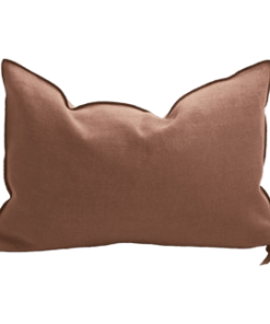 Coussin Lin Stone Blush, Différentes Tailles | Maison de Vacances