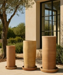 Jarre et Soucoupe en Terre Cuite, Différentes tailles | Jolies Trouvailles