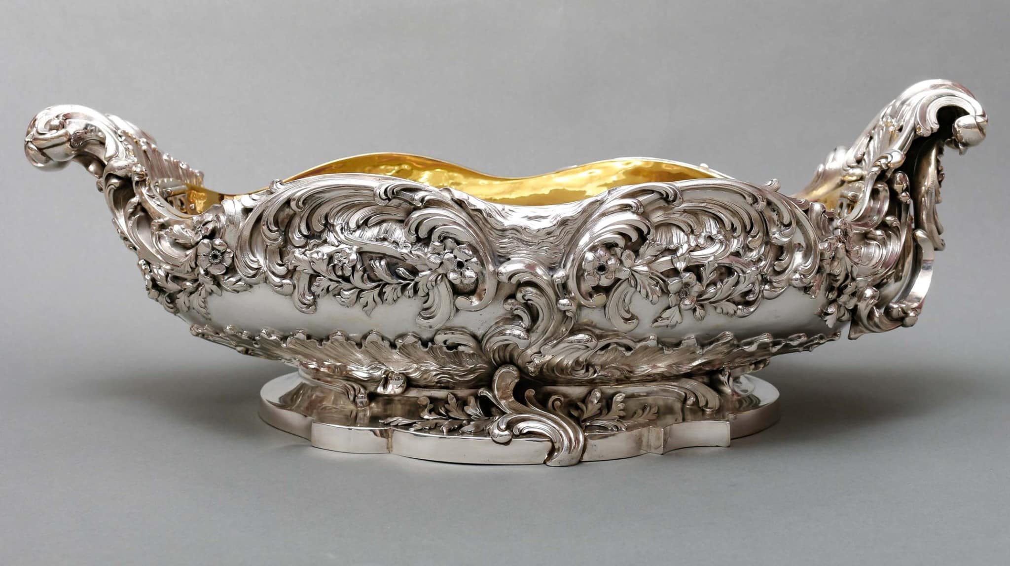 TIFFANY & Co – Importante Jardinière en argent massif époque XIXe