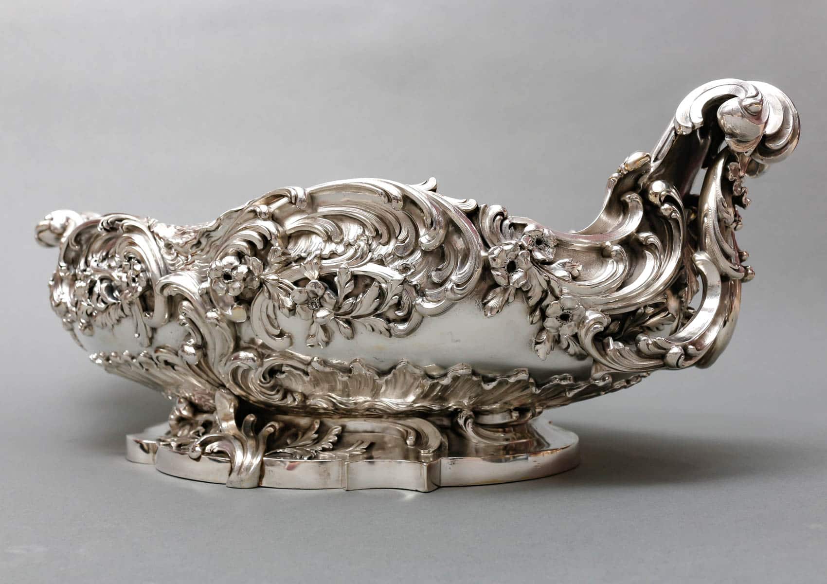 TIFFANY & Co – Importante Jardinière en argent massif époque XIXe - Image 8
