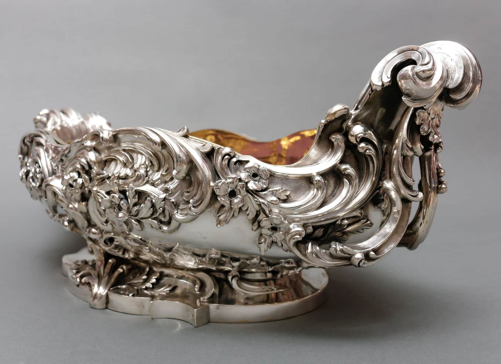 TIFFANY & Co – Importante Jardinière en argent massif époque XIXe - Image 9