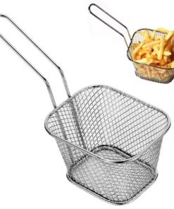 Mini Panier à Frites en Acier Inoxydable