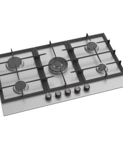 Plaque Encastrable Elactron 5 FEUX GAZ 90CM INOX BL041