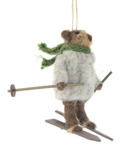 Suspension Ours Skieur | Jolies Trouvailles