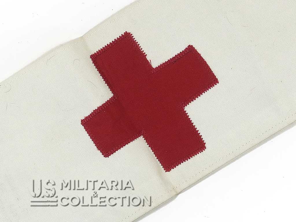 Brassard infirmier, MEDICAL DEPARTMENT US ARMY, ID Card Number tamponné + matricule partiel - Image 3