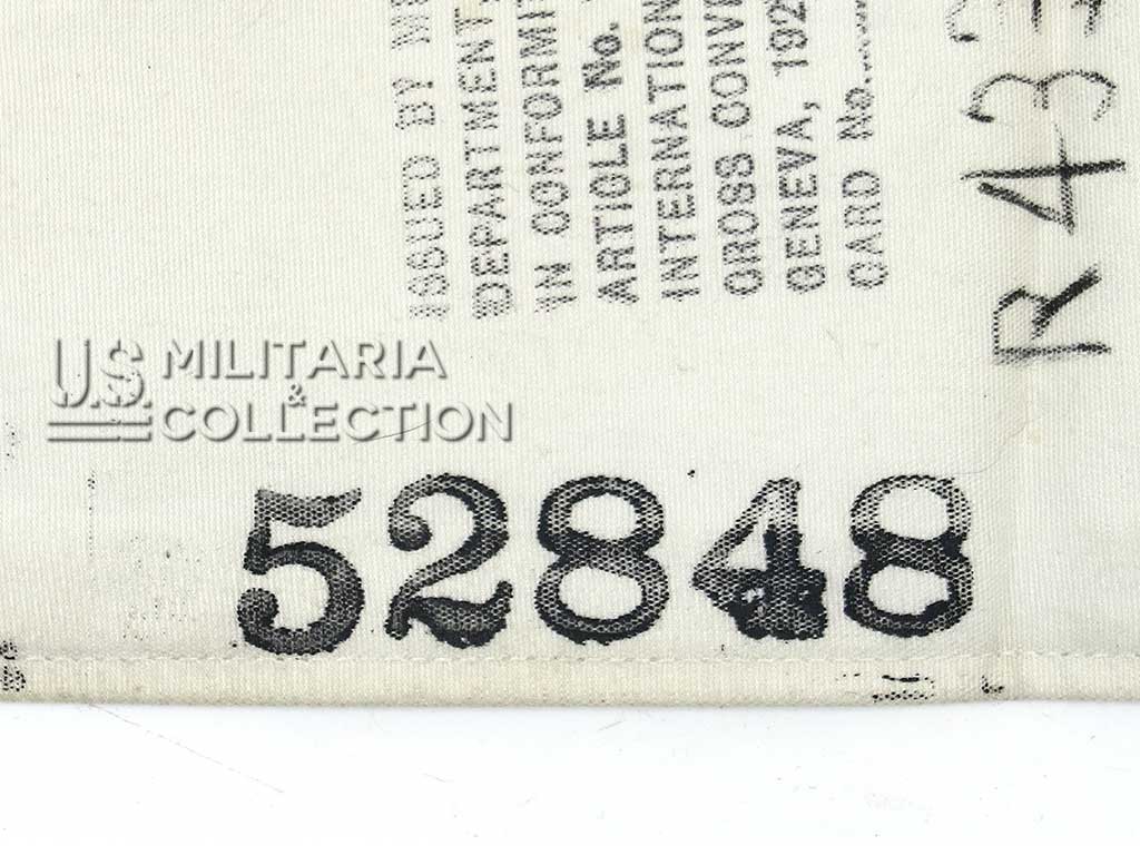Brassard infirmier, MEDICAL DEPARTMENT US ARMY, ID Card Number tamponné + matricule partiel - Image 8