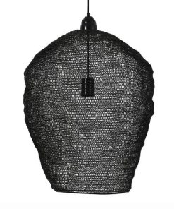 Suspension Côte de Maille Noire, Différentes Tailles | Jolies Trouvailles