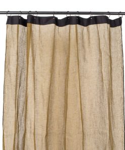 Rideau Lin Naturel BONIFACIO, 140x280cm | Haomy